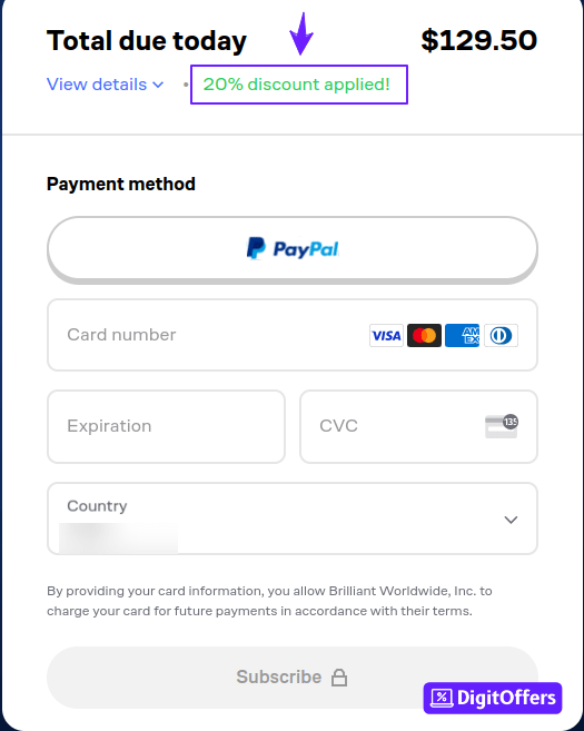 Updated Brilliant Promo Code, Get FLAT 60% Discount and SAVE $171 Enter Payment Information- Brilliant