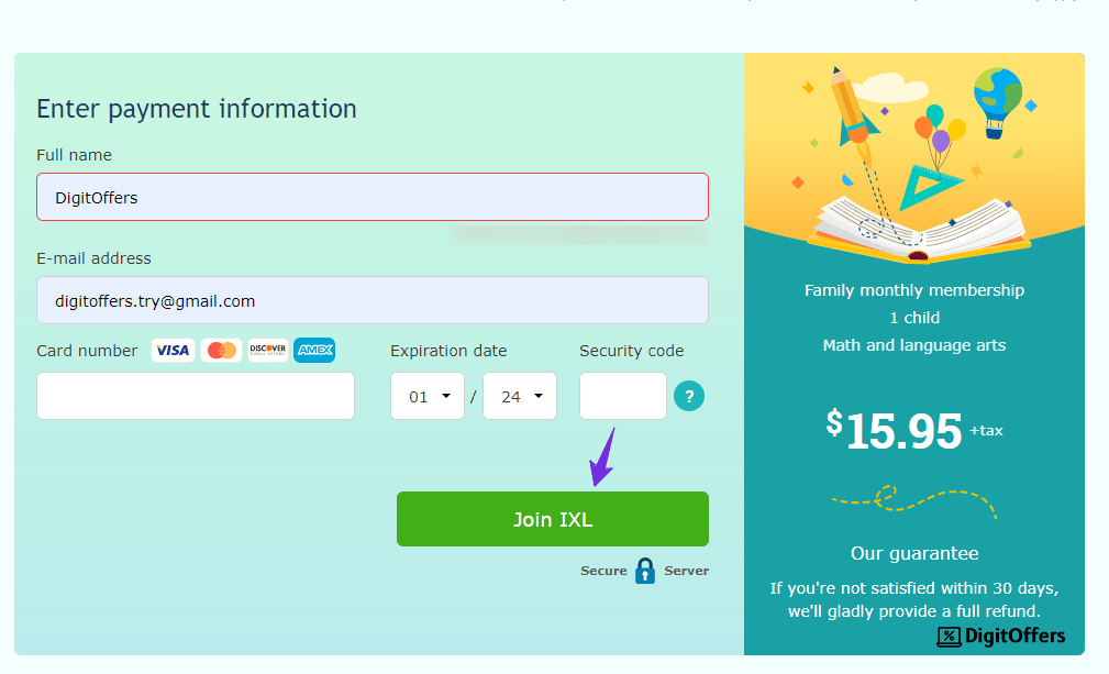 Active IXL Coupon Codes, Get FLAT 55% Discount and Start Learning Today IXL Payment