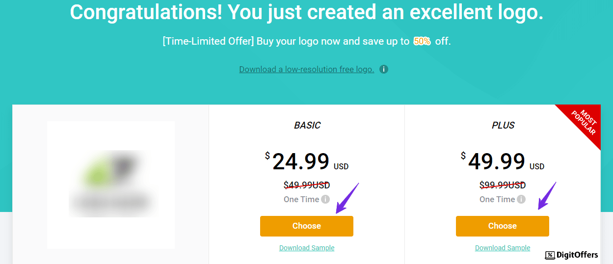 DesignEvo Pricing Plans