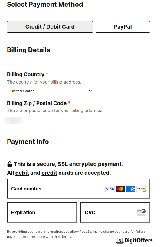Latest PeepSo Promo Codes, Avail FLAT 70% OFF on Plugin Packs Today PeepSo billing and payment