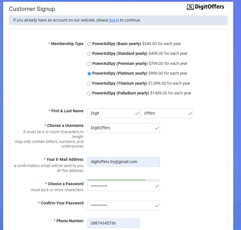 Updated PowerAdSpy Promo Codes and Get FLAT 70% Discount and Save $180 PowerAdSpy Sign Up