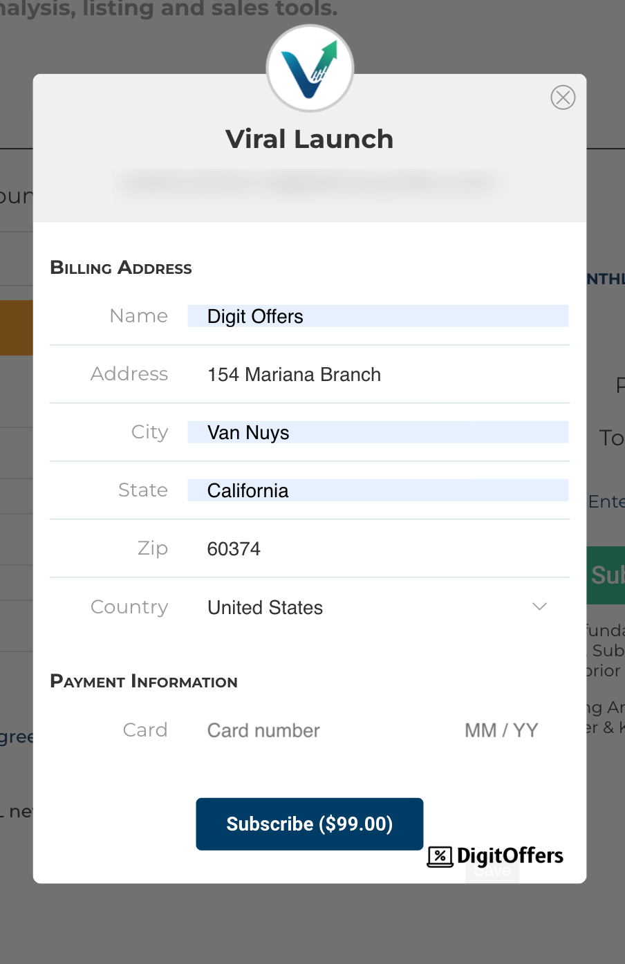 Working Viral Launch Promo Codes and Offers – Save Up to 60% This Month viral lauch checkout page